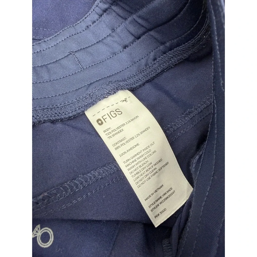 Figs Navy Blue Scrub Pants